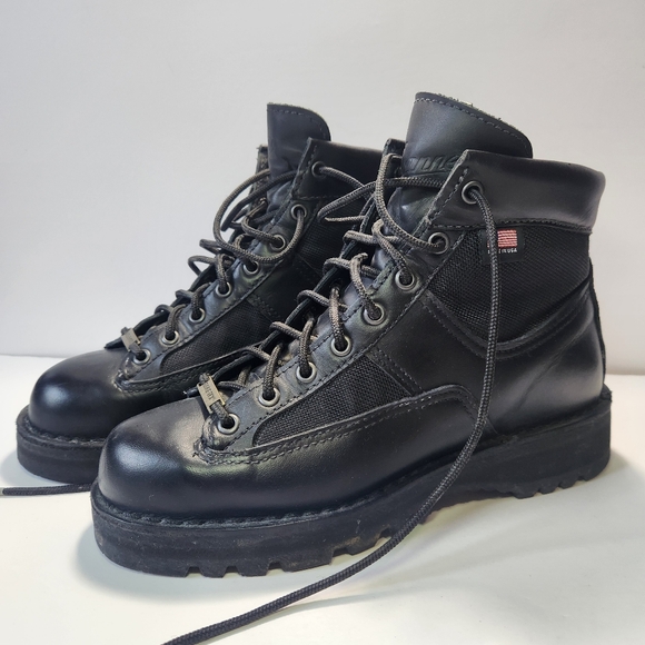 Danner Shoes - Danner Patrol 6” Boots Black Gore-Tex Leather Vibram USA 25200 Women's Size 7
